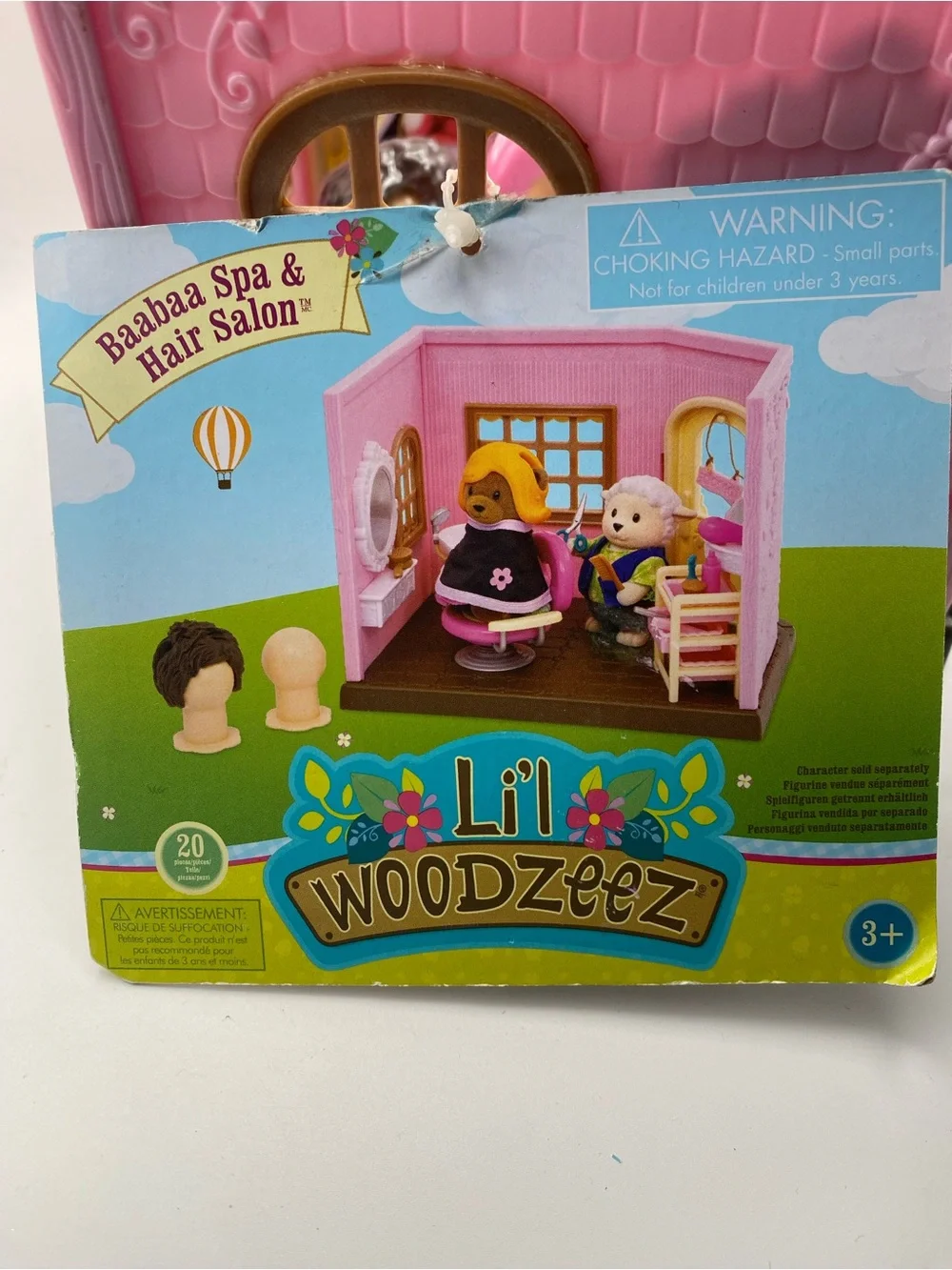 Li'l Woodzeez Baabaa Spa & Hair Salon Playset - Pink